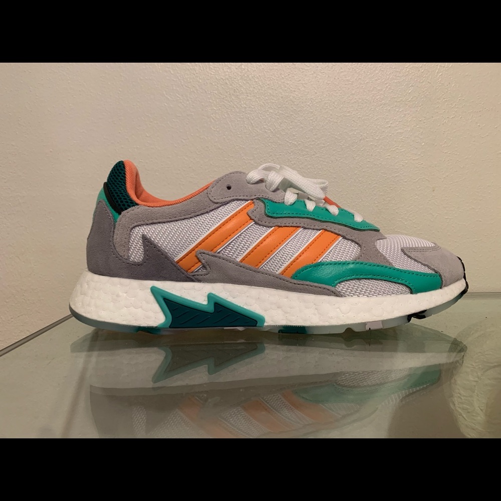 Adidas Tresc Run Shoes, Cloud White/Bliss Coral